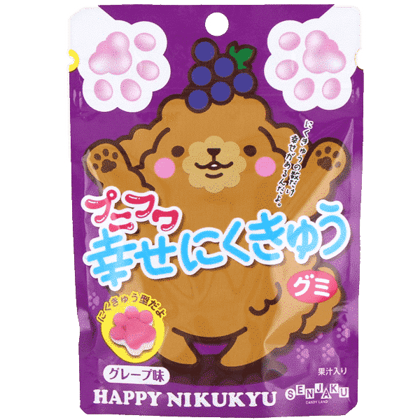 Fruit jelly paws grape
