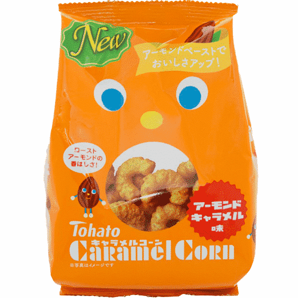 TOHATO Snack de maïs caramel-amande