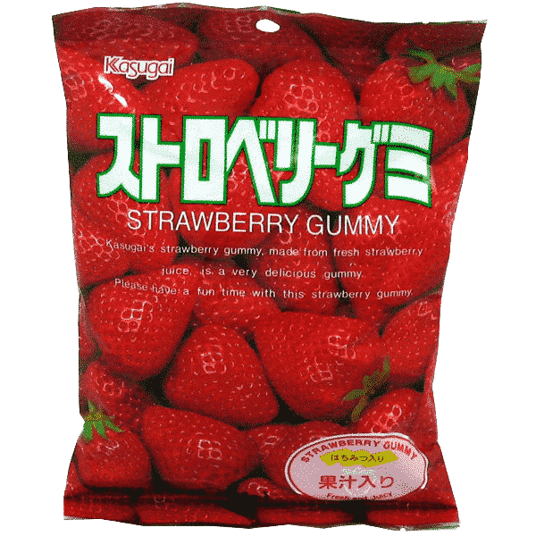 Gomme de fruit fraise