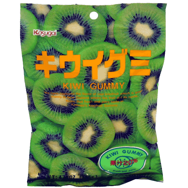 Gomme aux fruits kiwi