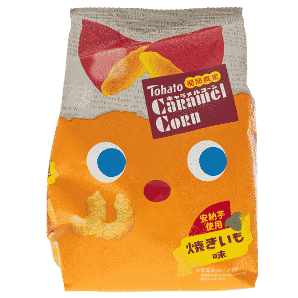 TOHATO Snack de maïs caramel-patate douce