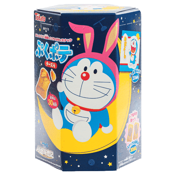 Snack de pommes de terre au goût de fromage Doraemon