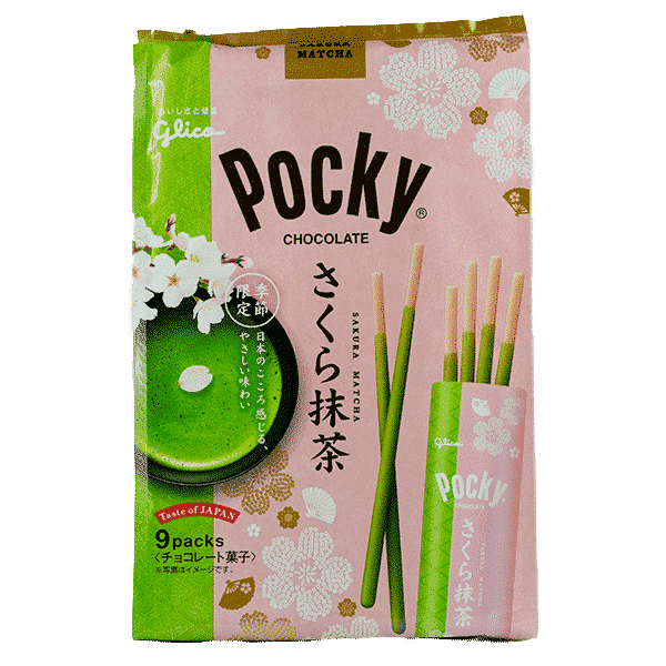 Pocky Family Sakura & Matcha