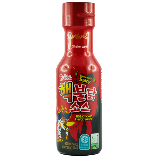 Buldak Hot Chicken Sauce extremely spicy