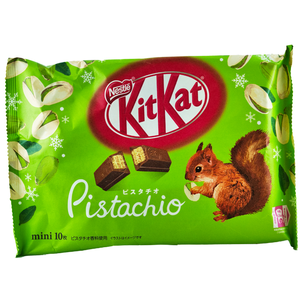 Kitkat pistache (10 pièces)