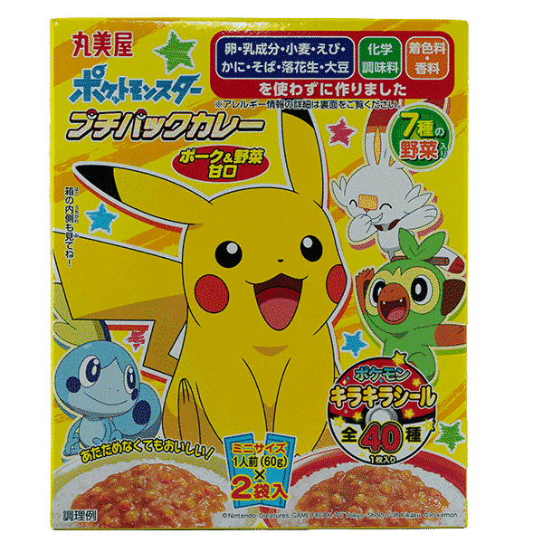 Pokémon Instant Curry Schweinefleisch & Mais (Mini)