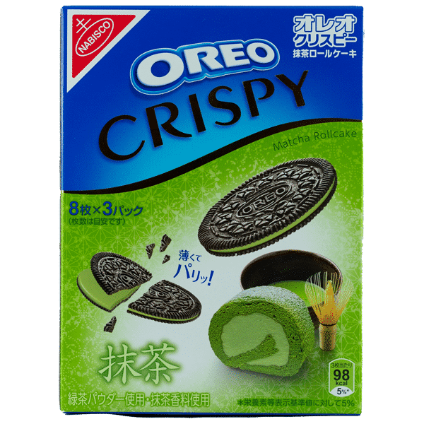 OREO Crispy Matcha-Rollen