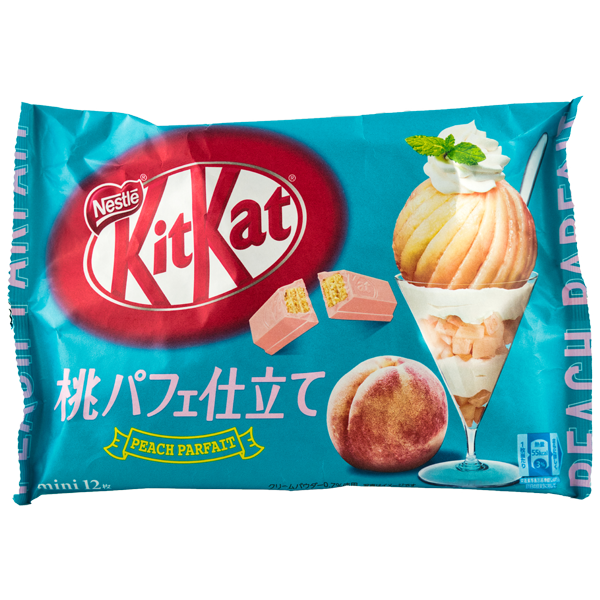 Kitkat Pfirsichparfait