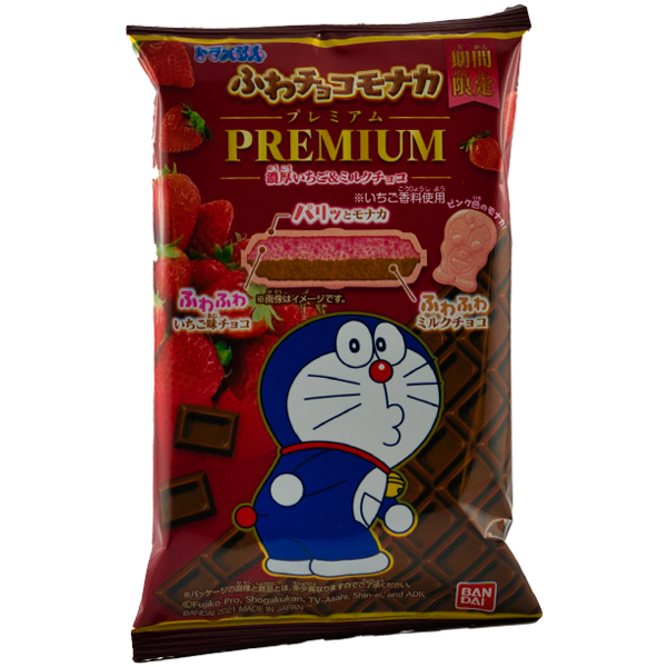 Doraemon Gaufrette au chocolat à la fraise