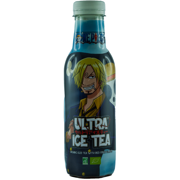 One Piece BIO-Eistee mit rotem Fruchtgeschmack - Sanji, 500 ml