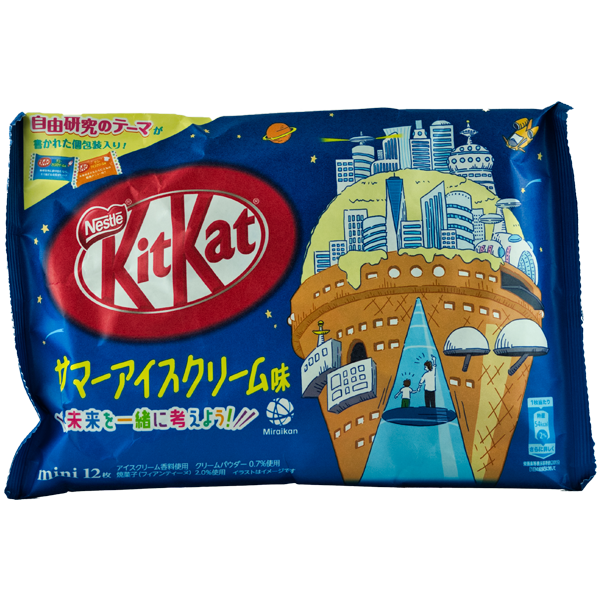 Kitkat crème glacée d'été