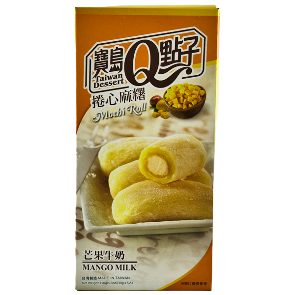 Mochi-Roll à la mangue et au lait