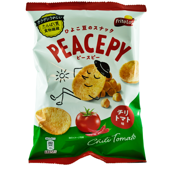 Peacepy Kichererbsen Chips Spicy Chili Tomato