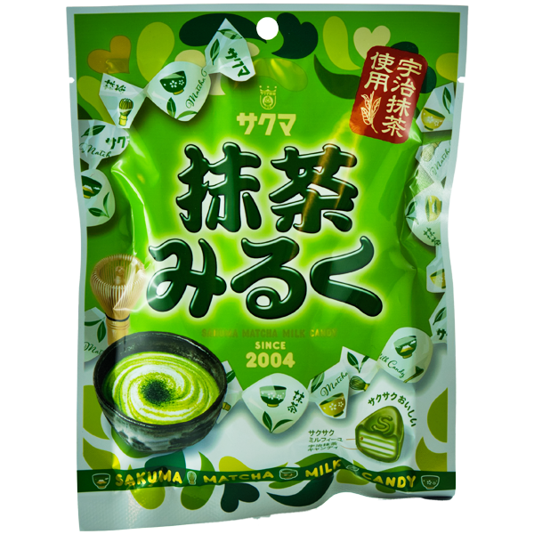 Bonbons au lait Matcha