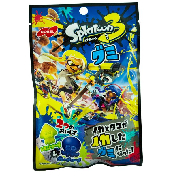 Splatoon 3 gomme de fruit citron & raisin soda