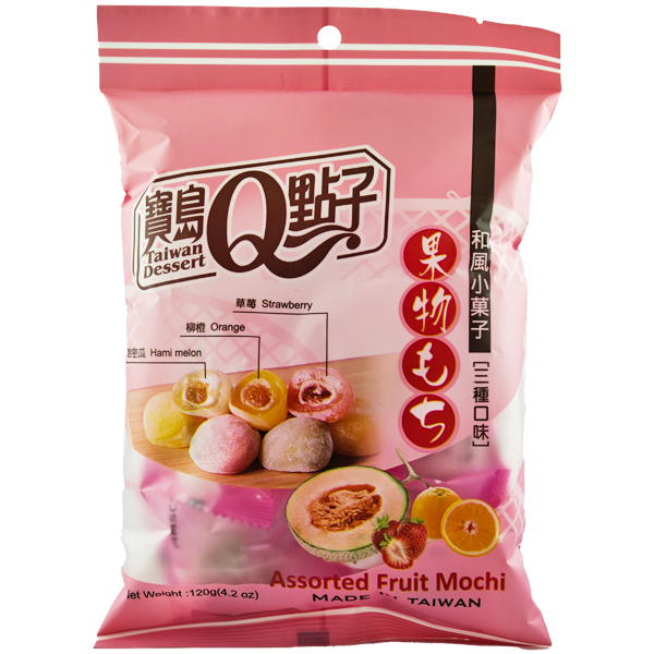 Mochi aux fruits assorti