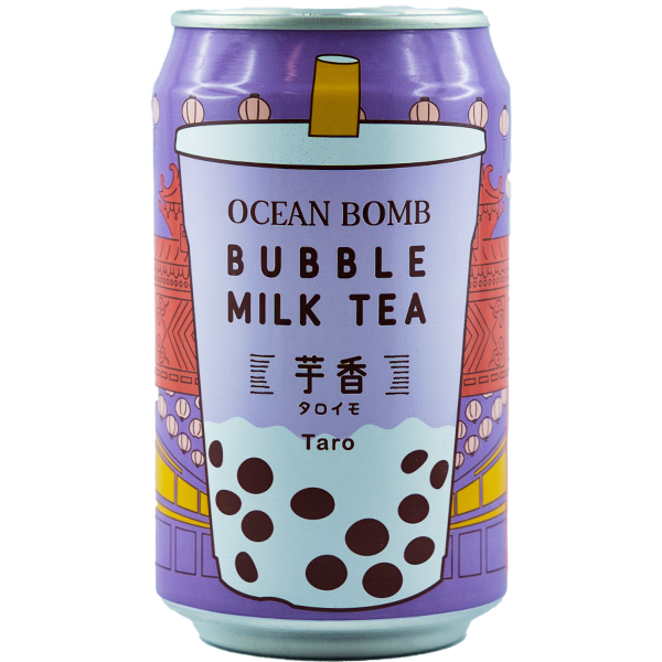 Ocean Bomb Taro Bubble Milk Tea Drink