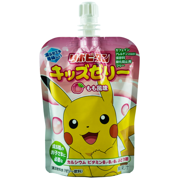 Pokémon Pouch Jelly Pfirsich Soft Drink