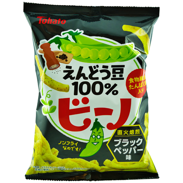 TOHATO Snack aux pois poivre noir