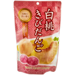 Weisser Pfirsich Kibi Dango Mochi