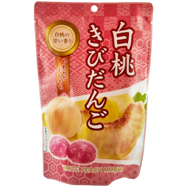 Weisser Pfirsich Kibi Dango Mochi