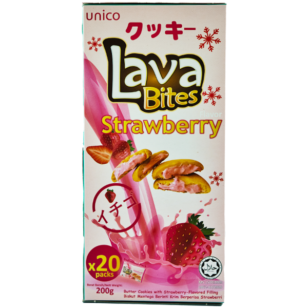 Lava Bites Biskuits Erdbeere