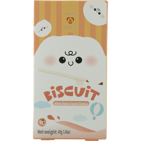 Tokimeki Biskuit-Sticks weisser Pfirsich