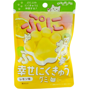 Patte de gomme de fruit au citron