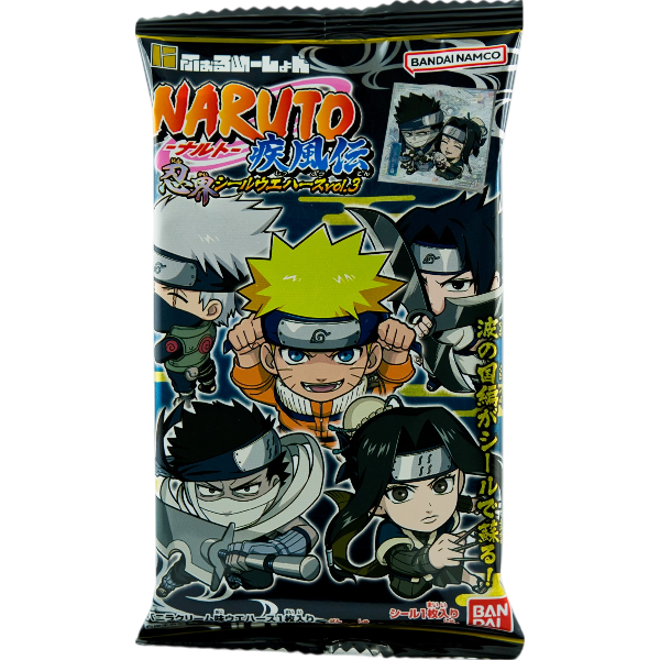 Naruto Shippuden Vanille-Waffel mit Sticker