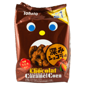 TOHATO Snack di mais al caramello e cioccolato