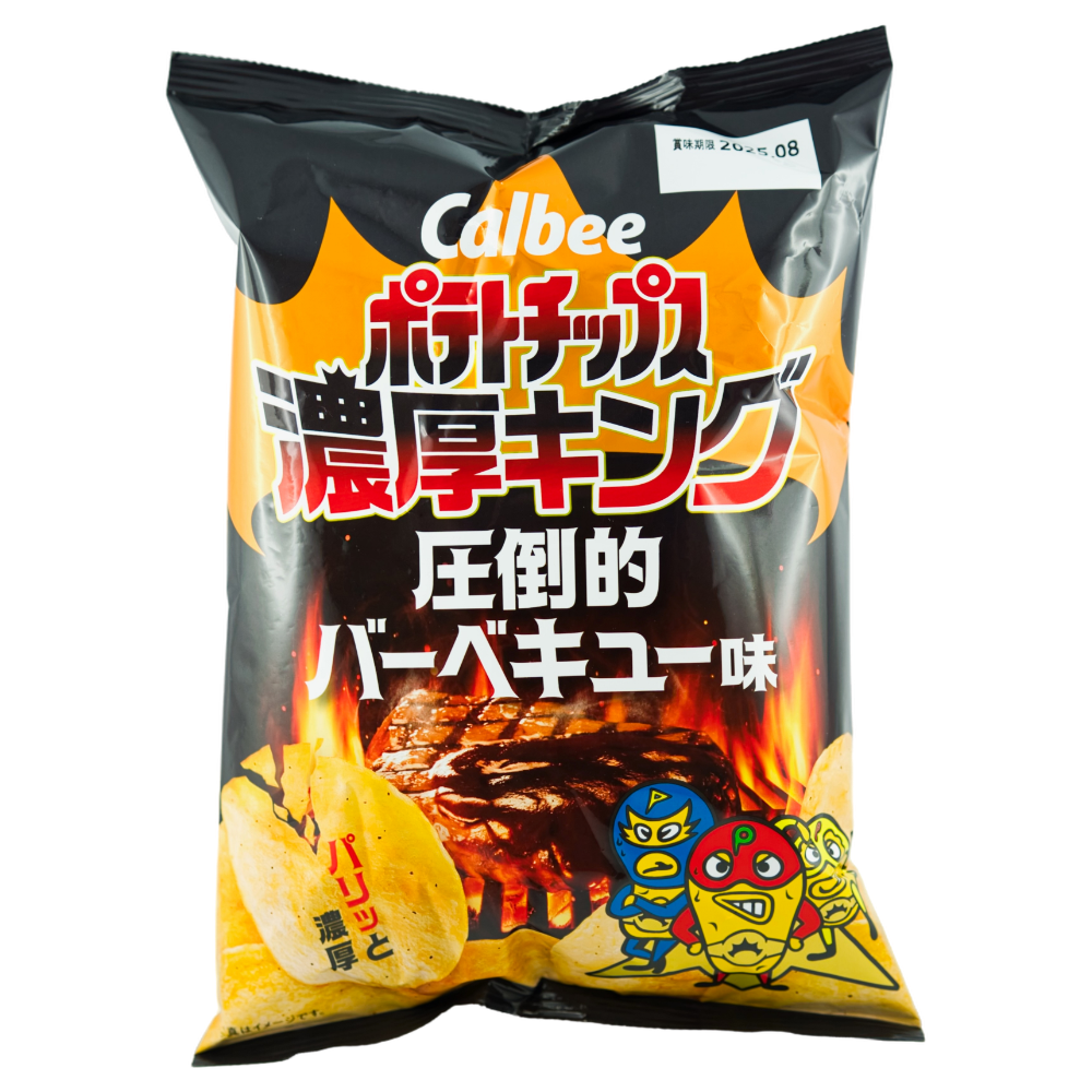 Calbee Kartoffelchips Rich King BBQ