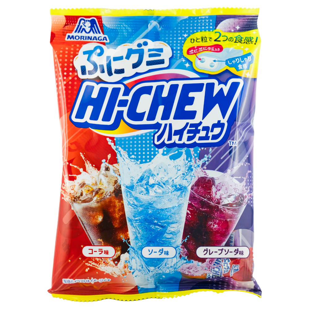 Hi-Chew Mix, Cola, Soda, Traubensoda