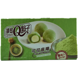 Kakao Mochi mit Matchageschmack Kakao Mochi mit Matchageschmack