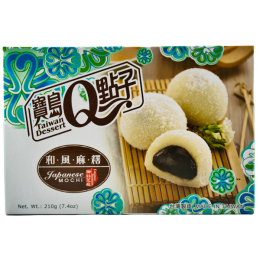 Sesam Mochi mit Kokosnussraspeln Sesam Mochi mit Kokosnussraspeln