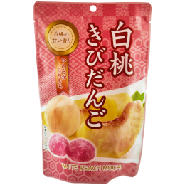 Weisser Pfirsich Kibi Dango Mochi Weisser Pfirsich Kibi Dango Mochi